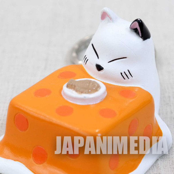 Urusei Yatsura Kotatsu Neko Cat Figure Key Chain JAPAN ANIME RUMIKO TAKAHASHI Japanimedia Store FRONT