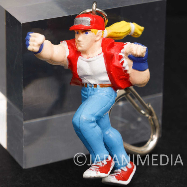 Retro RARE! Fatal Fury Special Terry Bogard Figure Key Chain SNK 1993 JAPAN GAME Japanimedia Store FRONT