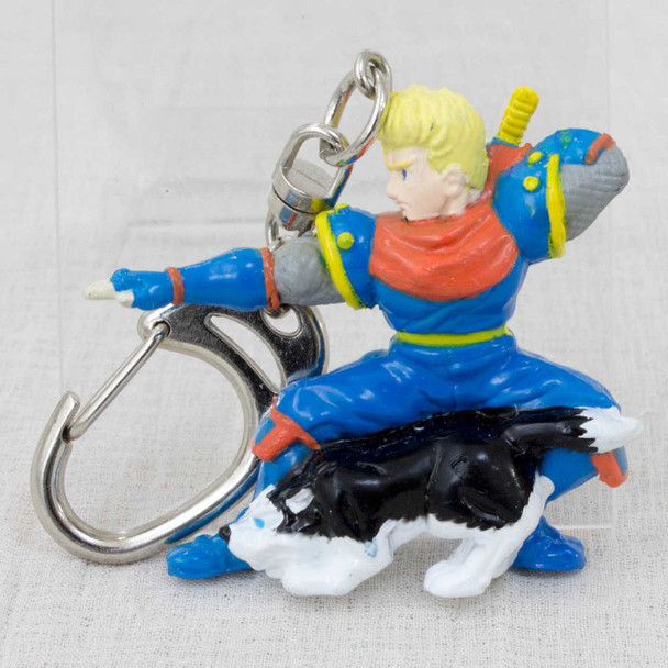 Retro RARE! Samurai Shodown Galford & Puppy Figure Key Chain SNK 1993 Japanimedia Store FRONT