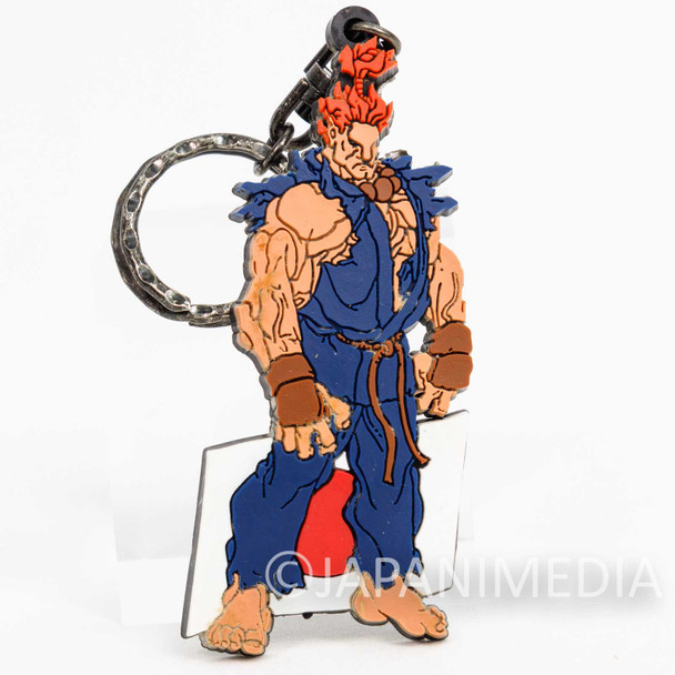 RARE! Street Fighter ZERO AKUMA GOUKI Rubber Mascot Key Chain JAPAN GAME CAPCOM Japanimedia Store FRONT