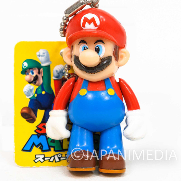 Super Mario Bros. Mario Swing Mascot Action Figure BallChain / JAPAN NES FAMICOM NINTENDO 2007 Japanimedia Store FRONT