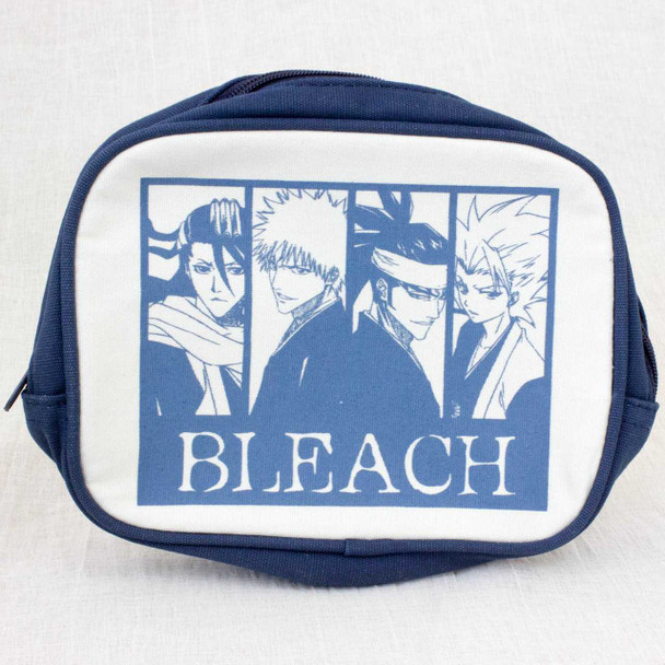 BLEACH Mini Pouch Cosmetic bag [Ichigo/Renji/Toshiro/Byakuya] Shonen Jump JAPAN ANIME MANGA Japanimedia Store FRONT