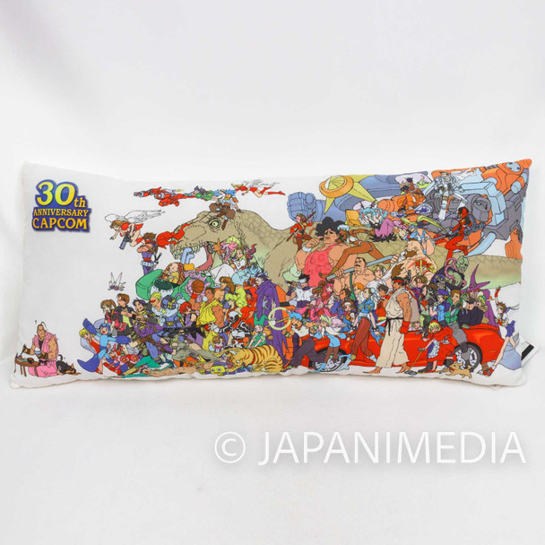 Capcom 30th Characters Cushion Pillow Chun-Li Morrigan Mega man JAPAN ANIME GAME Japanimedia Store FRONT
