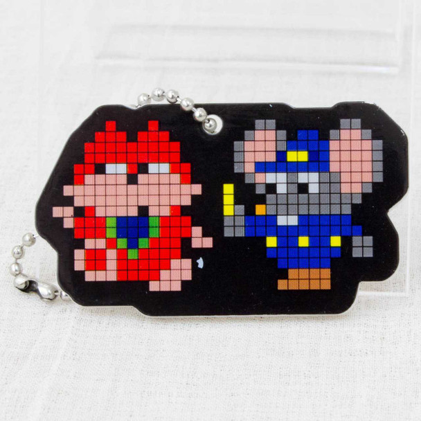 Namco Characters Plate Ball Chain Mappy Famicom JAPAN Japanimedia Store FRONT