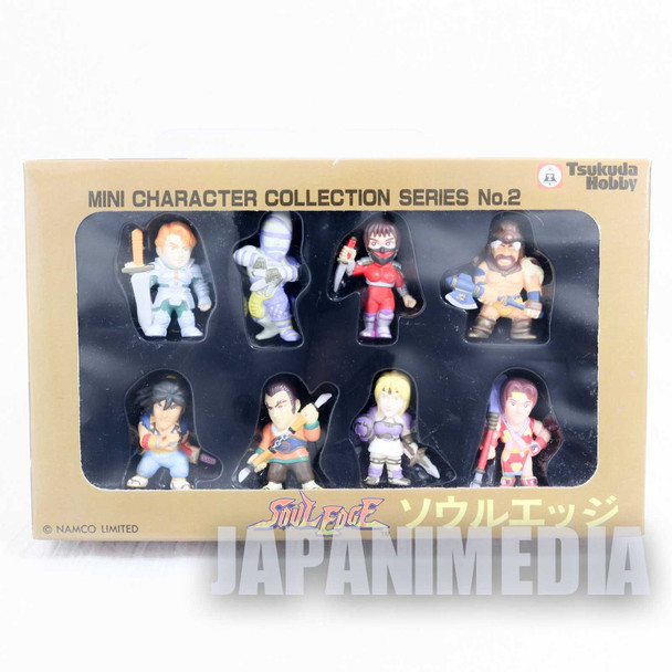 RARE! Soul Edge Mini Figure 8pc Set Namco Character Collection / Soulcalibur Japanimedia Store FRONT