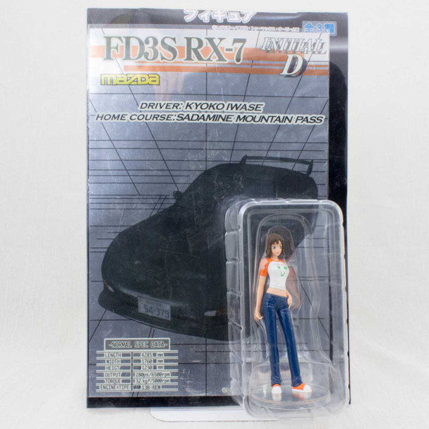 Initial D Animation Kyoko Iwasaki Figure & Visual Sheet of FD3S RX-7 JAPAN ANIME Japanimedia Store