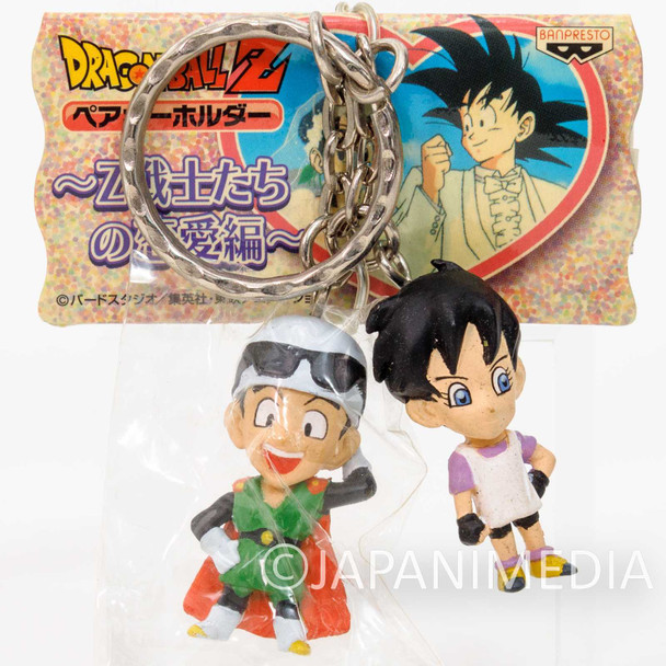 RARE! Dragon Ball Z Son Gohan & Videl Pair Figure Key Chain JAPAN ANIME Japanimedia Store FRONT