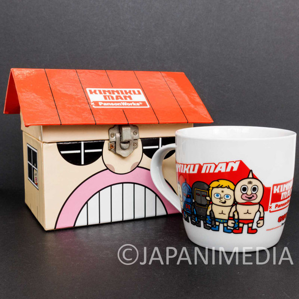 Kinnikuman Mug + House type Case Panson Works JAPAN ANIME ALTIMATE MUSCLE Japanimedia Store FRONT
