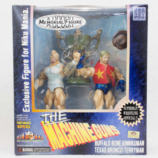 Kinnikuman The Machine Guns [Kinnikuman & Terry man] Romando PVC Action Figure 2pc set JAPAN / ULTIMATE MUSCLE Japanimedia Store FRONT