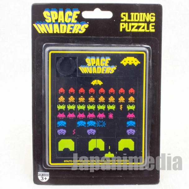 Space Invaders Sliding Puzzle Taito Licensed JAPAN Japanimedia Store