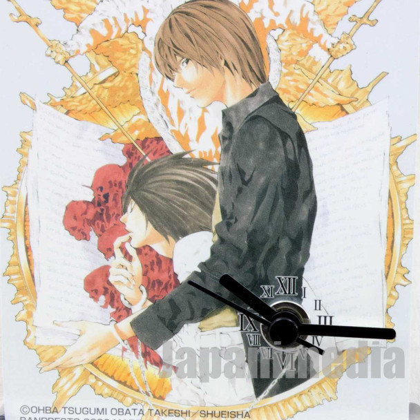 Death Note Picture Desktop Clock Yagami Light & L Banpresto JAPAN Japanimedia Store FRONT