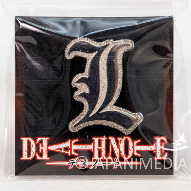 RARE! Death Note L Logo Mark Pins JAPAN ANIME MANGA Japanimedia Store FRONT