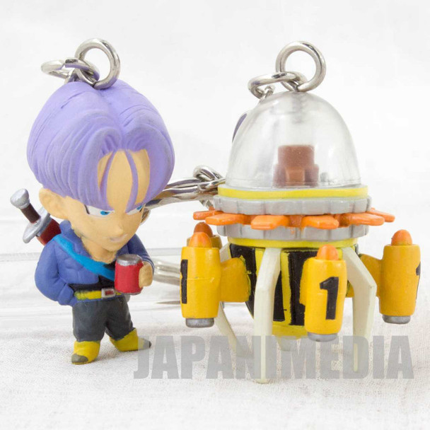 RARE Dragon Ball Z Trunks & Time Machine Figure Key Chain Banpresto JAPAN ANIME Japanimedia Store FRONT