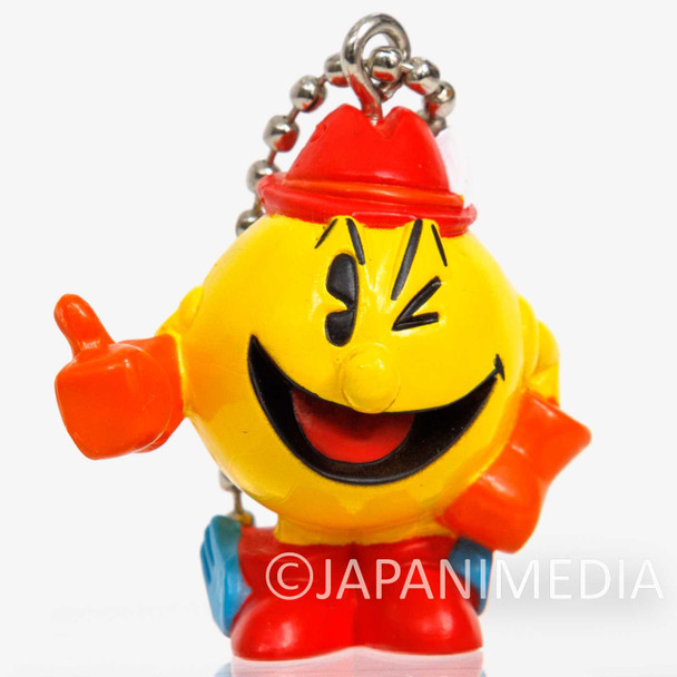 Retro RARE! Pac-land Pac-man Figure Ballchain Namco Collection JAPAN NES FAMICOM Japanimedia Store FRONT
