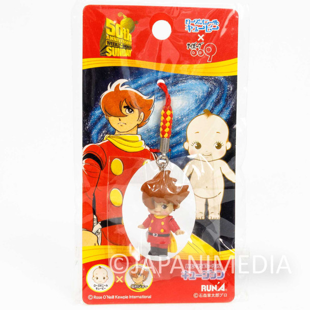 Cyborg 009 Joe Shimamura Rose O'neill Kewpie Kewsion Figure Strap JAPAN Japanimedia Store FRONT