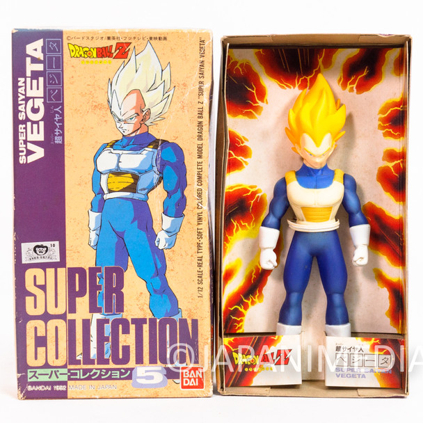 RARE Dragon Ball Z S.S Vegeta 1/12 Figure Super Collection Bandai 1992 1
