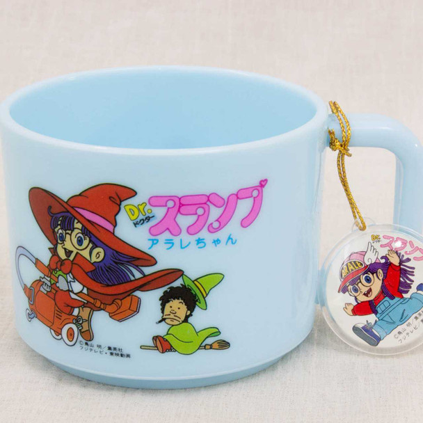 Dr. Slump Arale chan Retro Plastic Mug Light Blue Ver. JAPAN ANIME MANGA Japanimedia Store FRONT