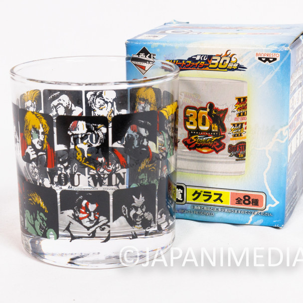 Street Fighter 30th Anniversary Glass #1 Banpresto Capcom Made in Japan Japanimedia Store Front