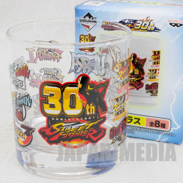 Street Fighter 30th Glass #4 [Title logo ver.] Capcom Character Banpresto JAPAN GAME Japanimedia Store FRONT