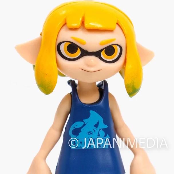 Splatoon 2 Dress-up Figure Gear Collection Squid GIRL [2 : Neon yellow] JAPAN Nintendo Switch Japanimedia Store FRONT