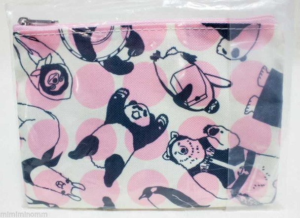 Shirokuma Cafe Mini Pouch Bag Pen Case Pink ver. JAPAN ANIME Japanimedia Store FRONT
