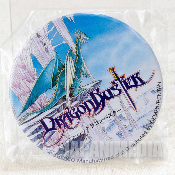 Retro RARE Dragon Buster Button Badge Namco JAPAN FAMICOM NINTNEDO Japanimedia Store FRONT