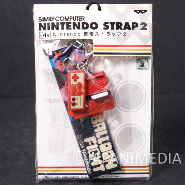Nintendo Twin Famicom Miniature Figure Strap Balloon Fight JAPAN GAME NES Japanimedia Store FRONT