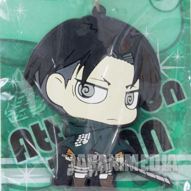 Attack on Titan Levi Ackerman Mascot Rubber Strap JAPAN ANIME MANGA Japanimedia Store FRONT