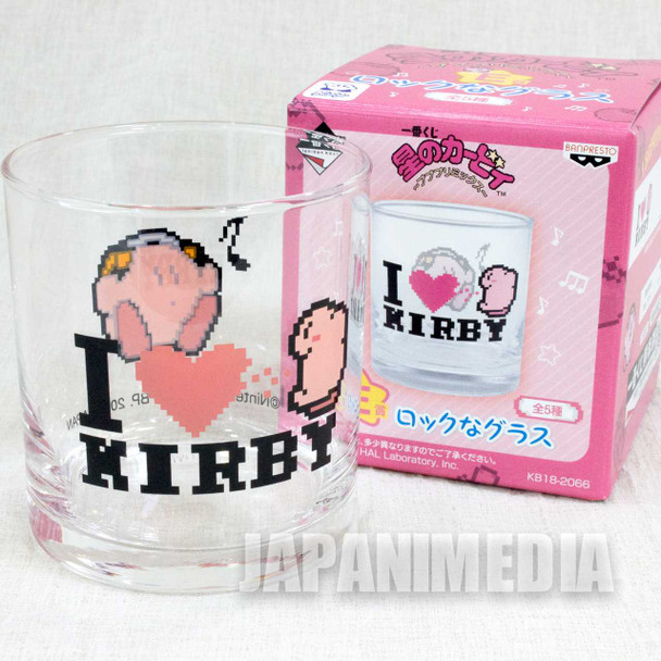 Kirby Super Star Rock Glass #3 Banpresto JAPAN GAME NINTNEDO Japanimedia Store FRONT