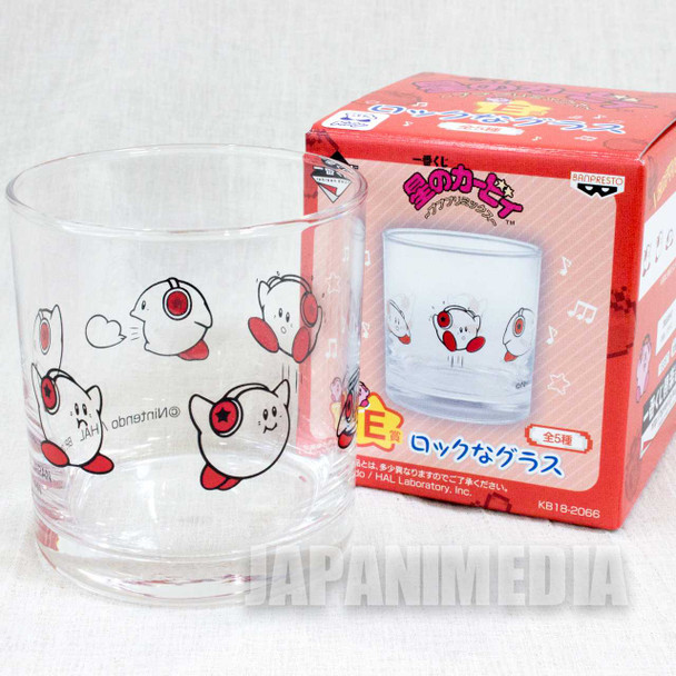 Kirby Super Star Rock Glass #5 Banpresto JAPAN GAME NINTNEDO Japanimedia Store FRONT