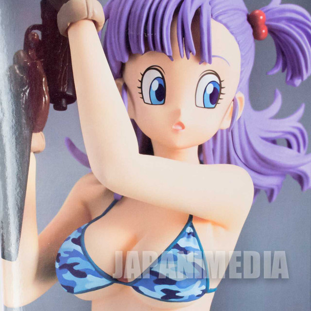 Dragon Ball Bulma Bikini with Machine Gun Figure Banpresto #2 JAPAN ANIME Japanimedia Store FRONT