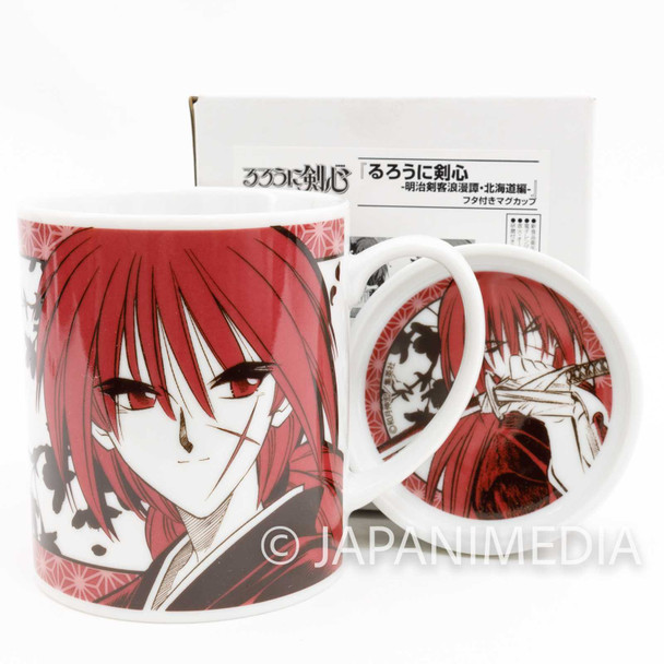 Rurouni Kenshin Himura Mug with Lid Shonen Jump JAPAN ANIME MANGA Japanimedia Store FRONT