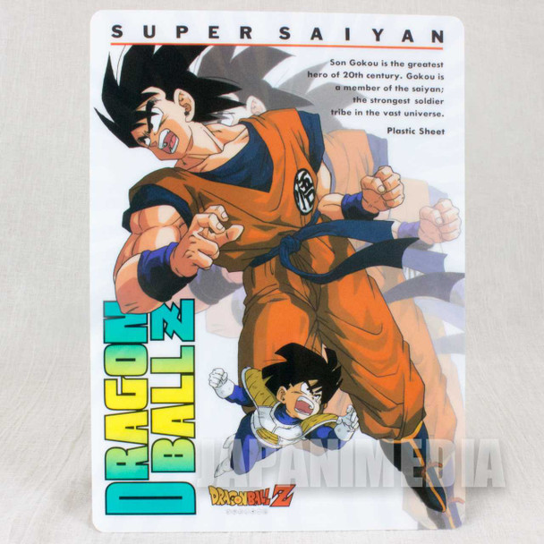 Dragon Ball Z Plastic Pencil Board Pad Shitajiki [Gokou,Gohan] JAPAN ANIME MANGA Japanimedia Store FRONT