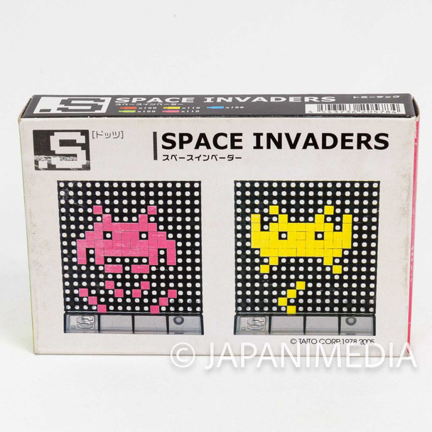Space Invaders Dots .S Puzzle Pin Panel Toy Tomytec JAPAN FAMICOM NES Japanimedia Store FRONT