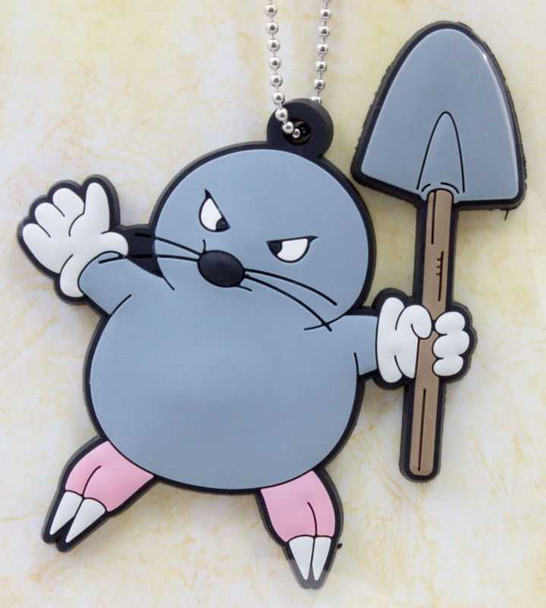 Dragon Quest Mischevious Mole Rubber Mascot Ball Chain JAPAN GAME Japanimedia Store FRONT