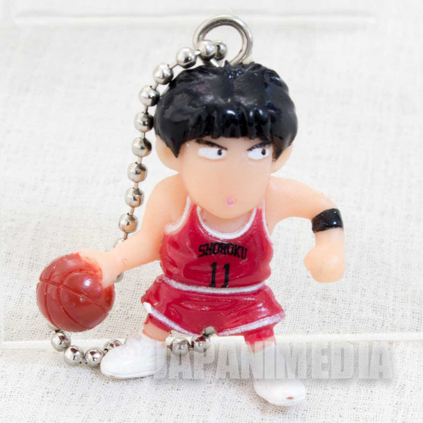 SLAM DUNK Kaede Rukawa Mini Figure Ball Key Chain JAPAN 1 Japanimedia Store FRONT