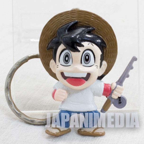 RARE! Fishing Crazy Tsurikichi Sanpei Figure Keychain JAPAN ANIME MANGA Japanimedia Store FRONT