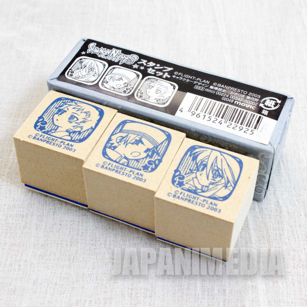 Summon Night 3 Stamp 3pc Set [Aty / Will Martini / Nup Martini] PS2 JAPAN GAME Japanimedia Store FRONT