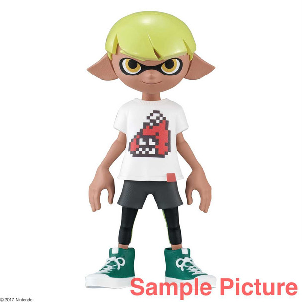Splatoon 2 Dress-up Figure Gear Collection 3 Squid BOY [3 : Neon yellow] JAPAN Nintendo Switch Japanimedia Store FRONT