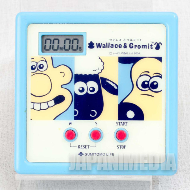 RARE! Wallace & Gromit Kitchen Timer Ardman JAPAN Japanimedia Store FRONT