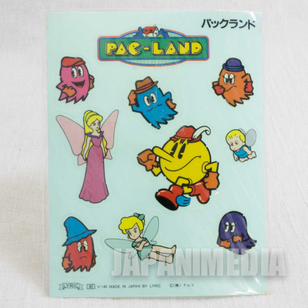 Rare!! Pac-Land Sticker Seat Namco JAPAN NES FAMICOM Japanimedia Store FRONT