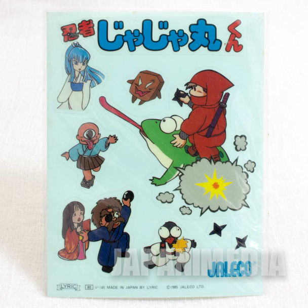 RARE! Ninja Jajamaru Kun Sticker Seat JALECO 1985 JAPAN NES FAMICOM Japanimedia Store FRONT