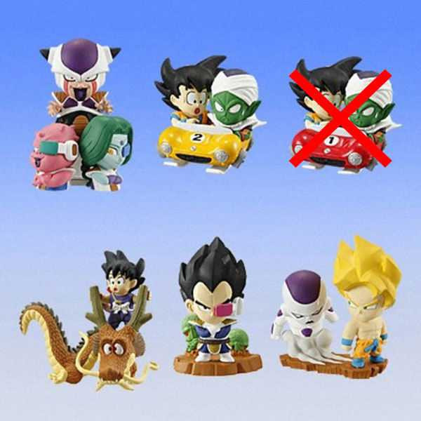 [Set of 5] Dragon Ball Z Petit Imagination Figure Gashapon Bandai JAPAN Japanimedia Store FRONT
