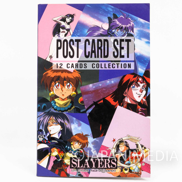 Slayers Post Card 12pc Set [ Lina Inverse / Naga the Serpent ] Japanimedia Store FRONT
