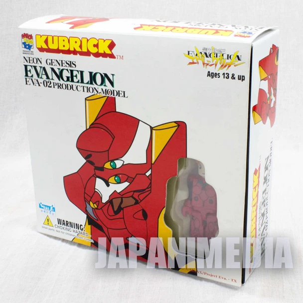 Evangelion Kubrick Set EVA-02 Production Model Figure [EVA-02 / Asuka Langley / Israfel Angel] JAPAN Japanimedia Store FRONT