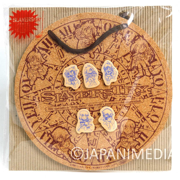Slayers Try Cork Board & Push Pins Movic JAPAN ANIME Japanimedia Store FRONT