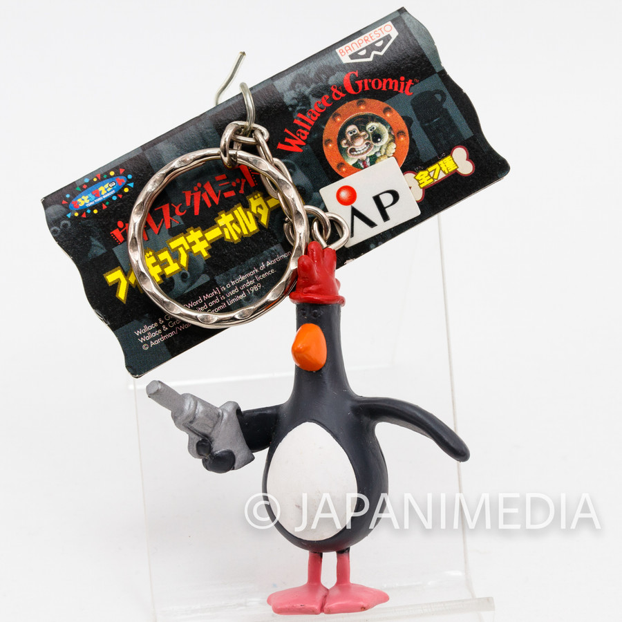 Wallace & Gromit Feathers McGraw Figure Key Chain 2 Banpresto JAPAN Ardman  ANIME - Japanimedia Store