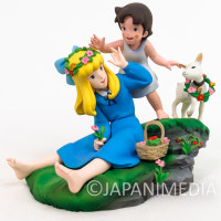 RARE!! Heidi Girl of the Alps Heidi & Clara Polystone Diorama Figure Kaiyodo