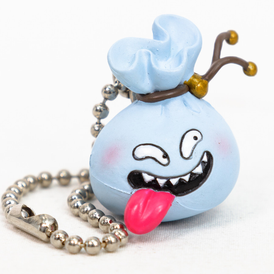 Retro RARE! Dragon Quest Bag o' laughs Mini Figure Ballchain WARRIOR