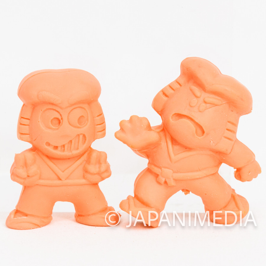 Retro RARE! Ganbare Goemon Rubber Figure 2pc Set JAPAN GAME KONAMI